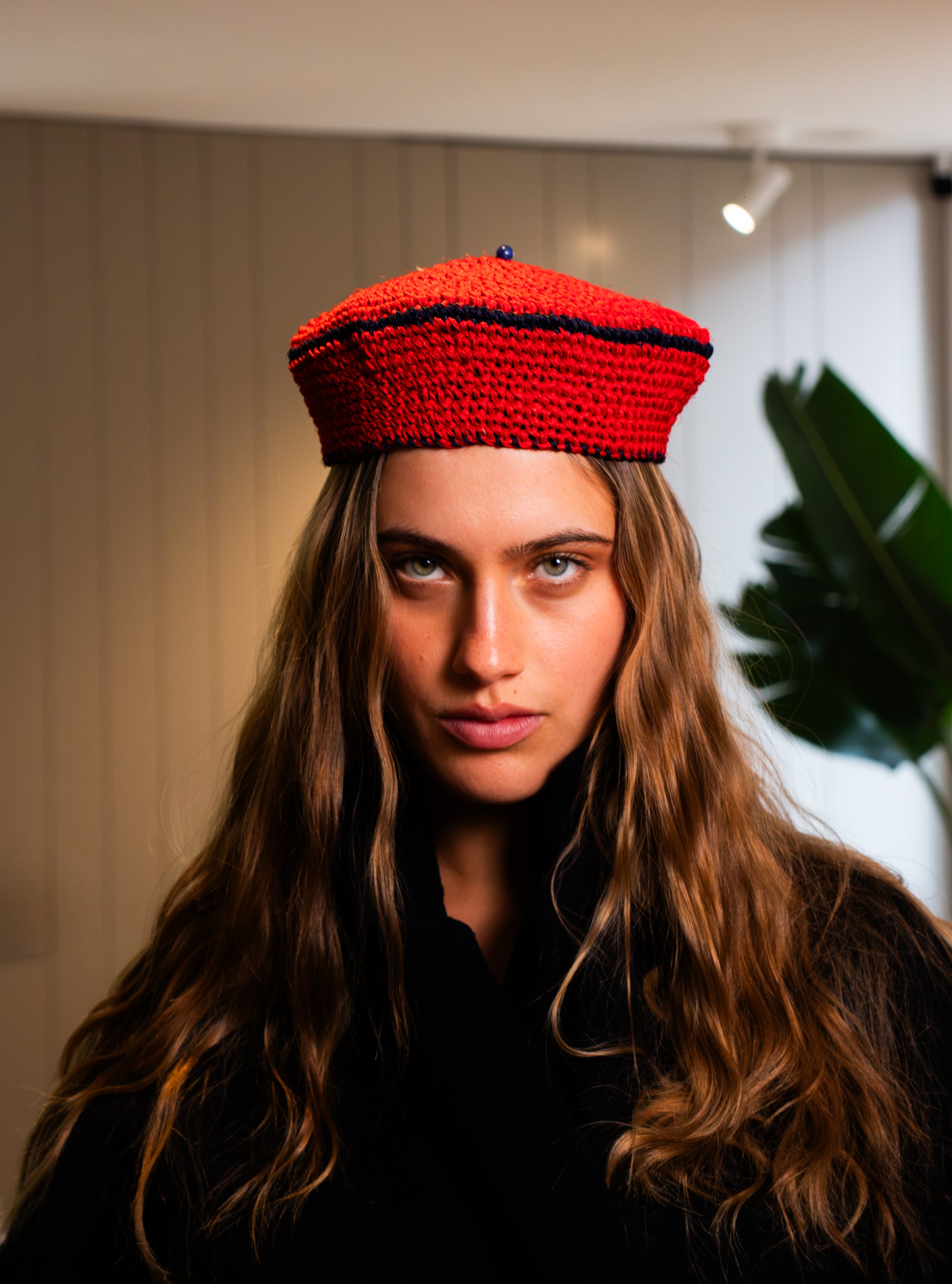 Marina Beret Red